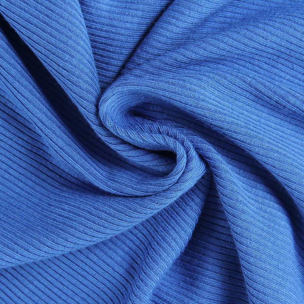 PALINDA Women's Ribbed V Neck Slim Fitted T Shirts Basic Solid Long Sleeve Layering Tee Tops - Image 4