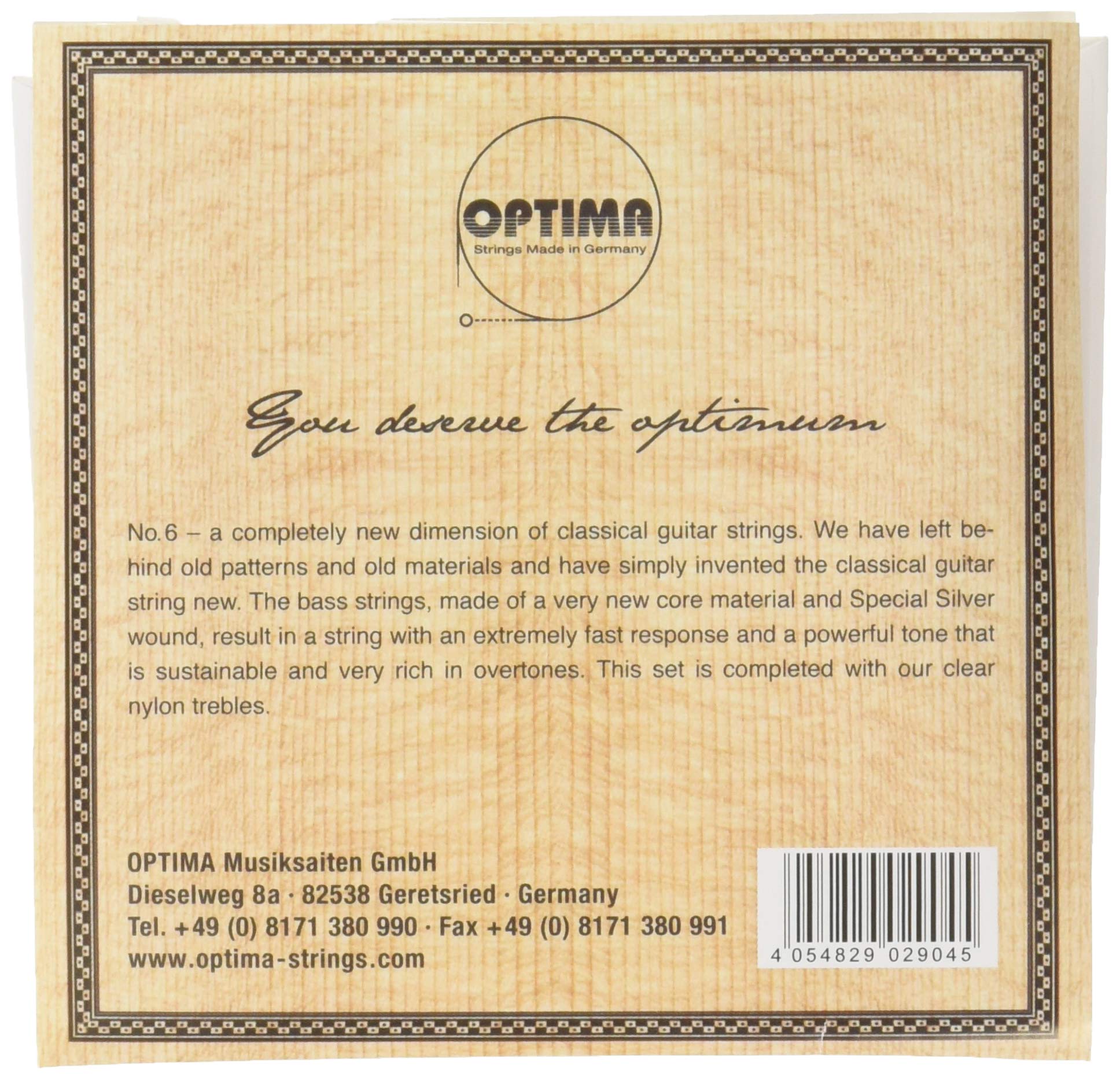 Optima No. 6 SNHT Silver Classic Nylon
