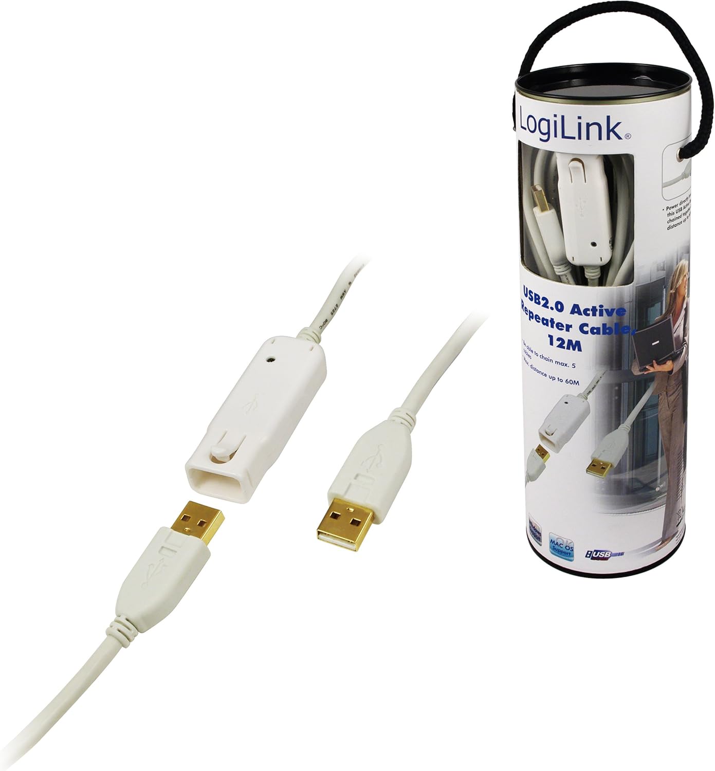 Logilink 12m USB 2.0 Repeater Cable