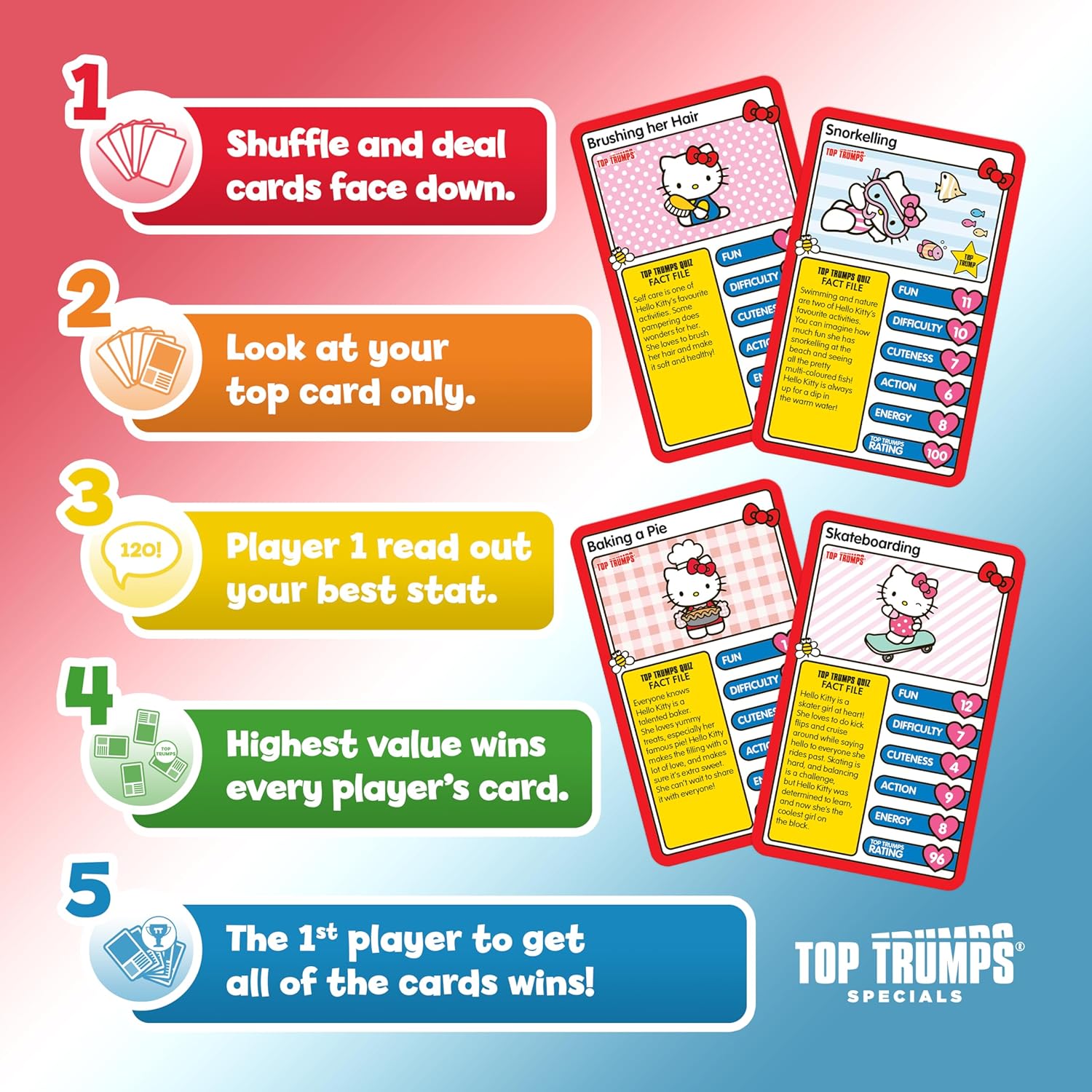 Hello Kitty Top Trumps Card Game