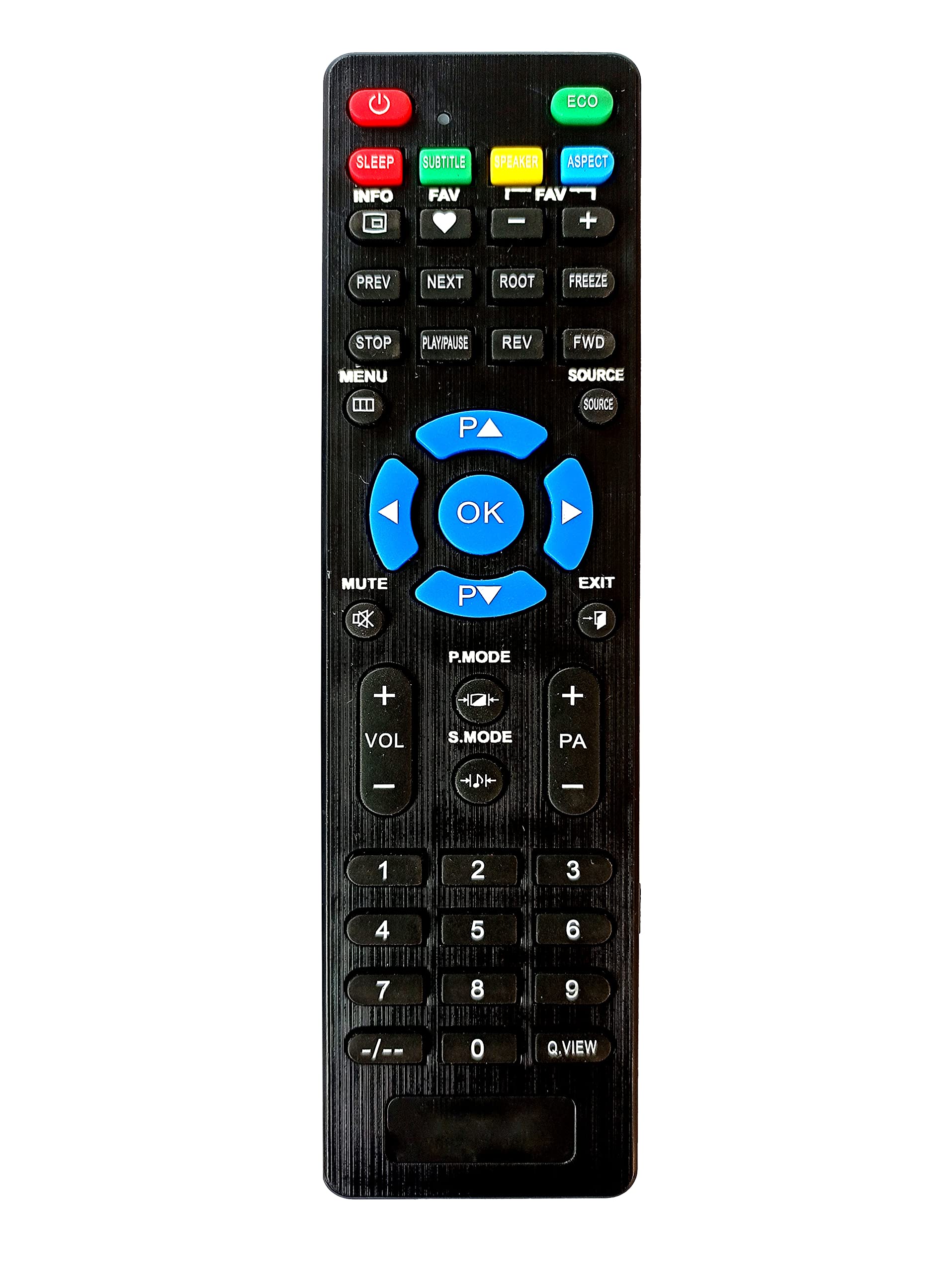 LipiWorld® 2In1 LED Tv Universal Remote Control Compatible for Impex/Intex Tv Remote