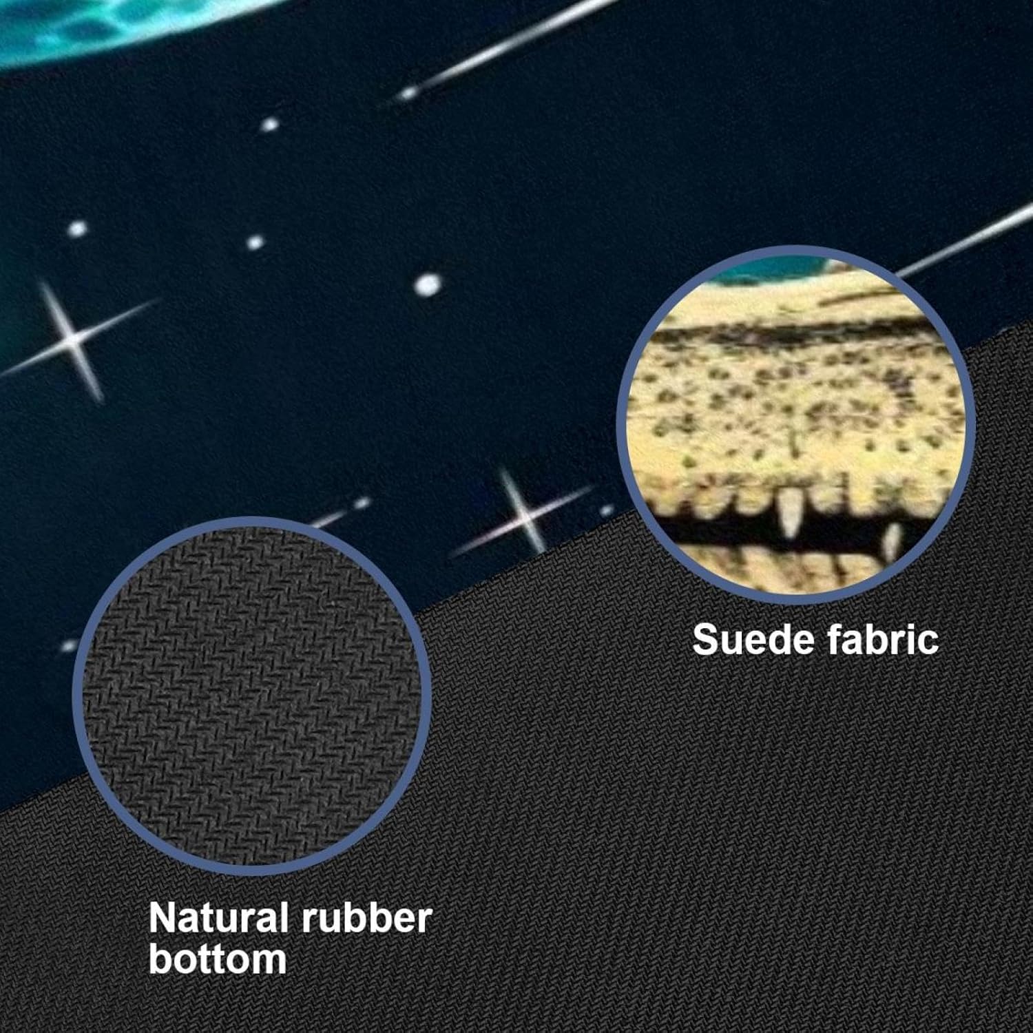 Yoga Towel, Crocodile Star Sunflower Non Slip Sweat Absorbent Hot Yoga Mat Towel for Hot Yoga, Pilates and Fitness - 72.8" x 26.8"