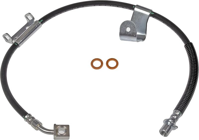 Mangueira hidráulica de freio dianteira esquerda Dorman H620786 para Chevrolet, GMC e Hummer – 1 unidade