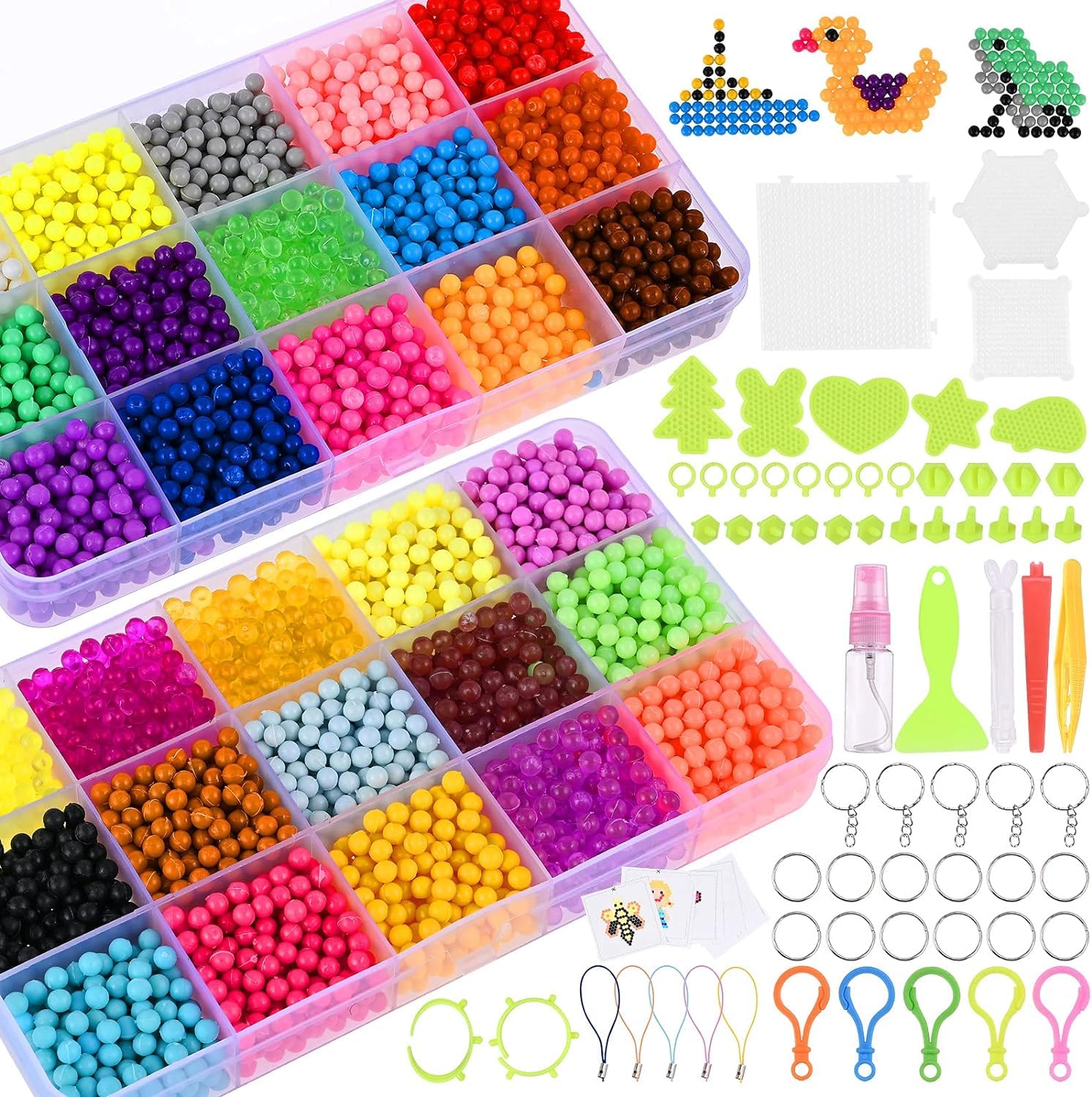 Water Beads (230 gram min. 12.000 stuks) - Waterparels regenboog – Kinder Wonderland