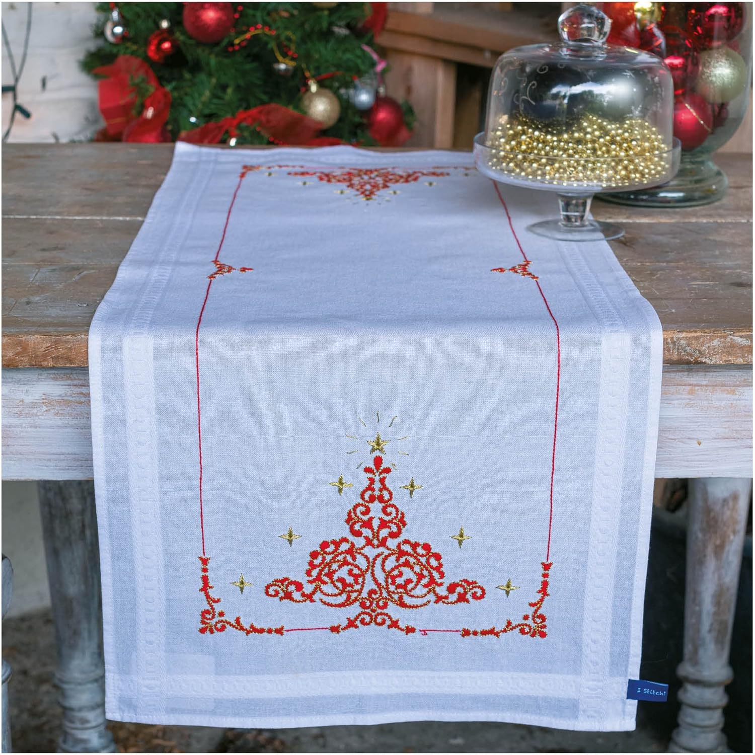 Vervaco Embroidery Kits Cross Stitch Table Runner DIY Kit