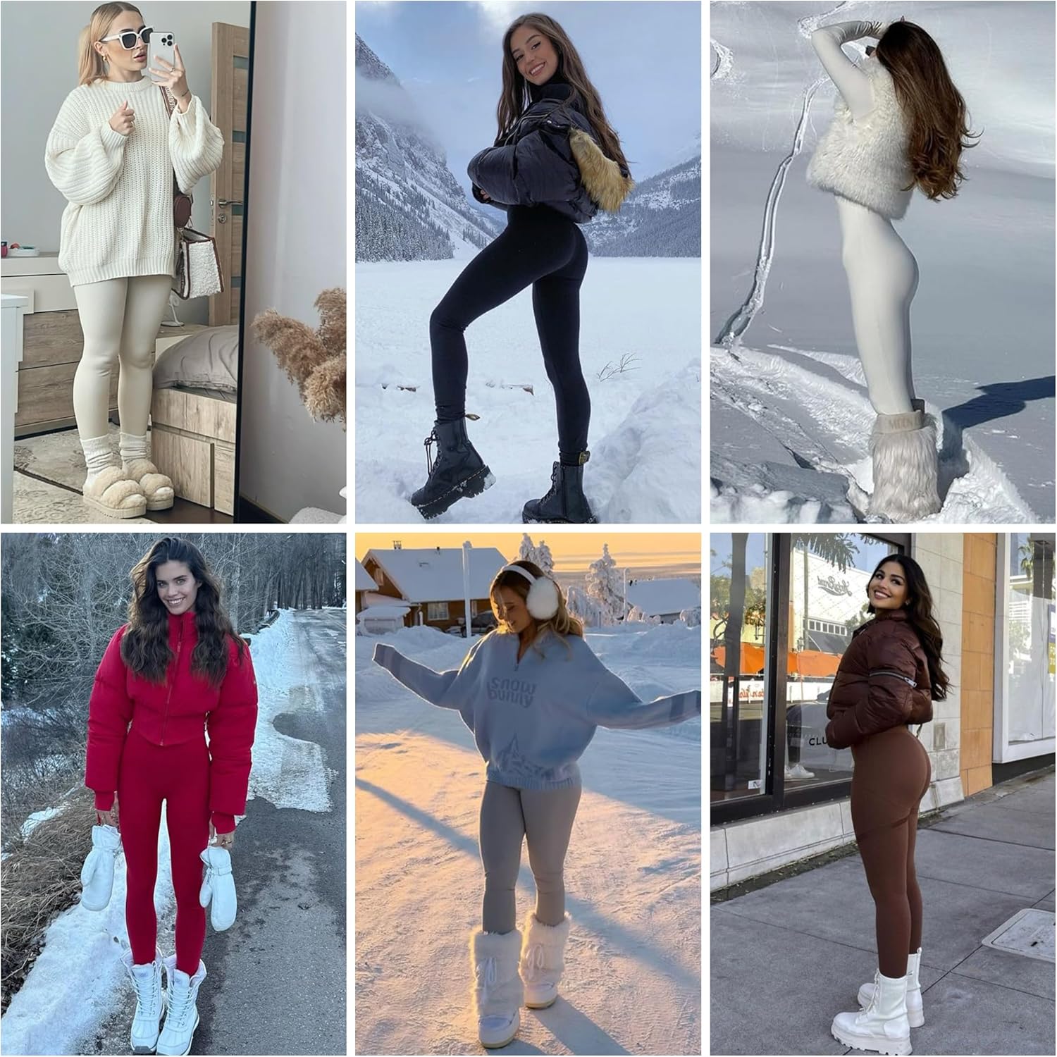 High Waisted Leggings for Women - Tummy Control Yoga Pants for Workout Running Athletic Women's Leggings Plus Size - Image 6