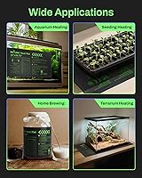 Vista 7 de BN-LINK Alfombrillas térmicas duraderas para semillas de 10 x 20.75 pulgadas, paquete de 4 alfombrillas de calentamiento impermeables