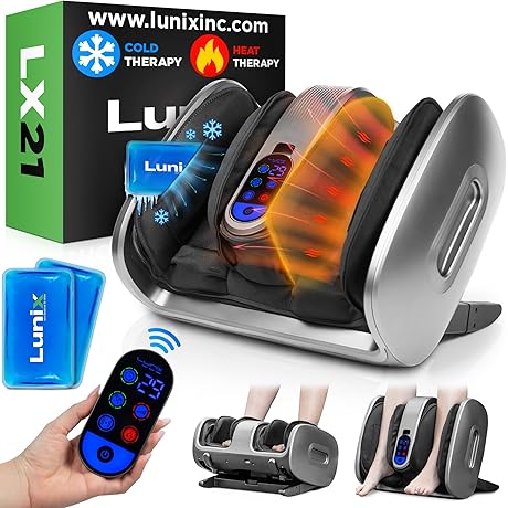 Lunix LX21 Feet Massager: Shiatsu Relief for Plantar Fasciitis