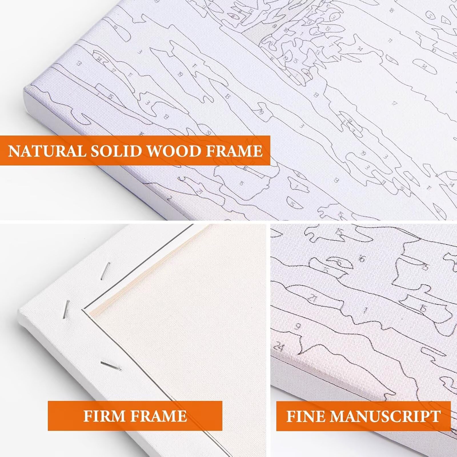 Malowanie numerów dla dorosłych z uroczą ramką, zestawy do malowania numerami zwierząt dla dzieci, kreatywne hobby dla dorosłych z pędzlami i pigmentem akrylowym, malowanie według numerów, dekoracja