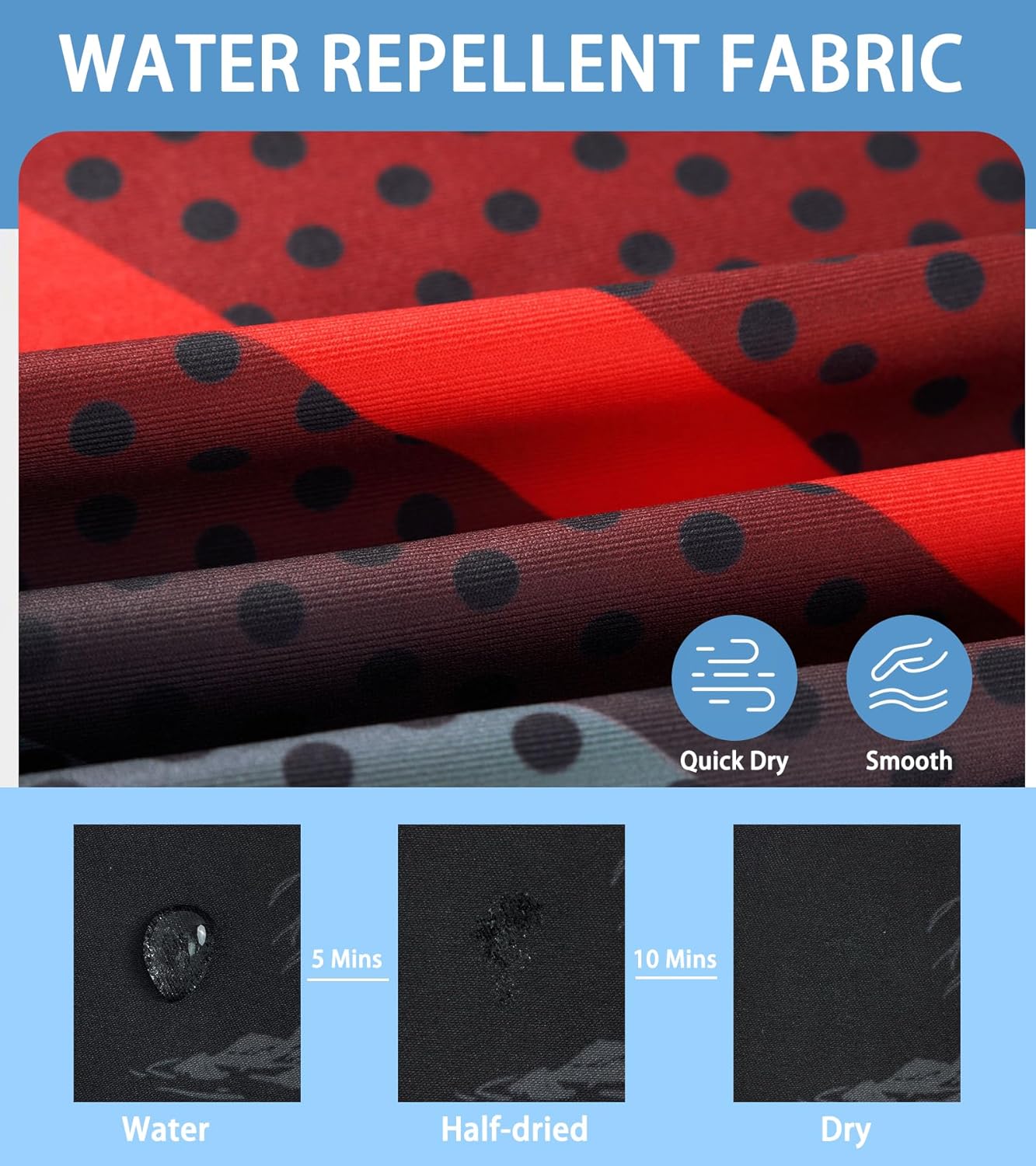 uideazone Parent-Child Golf Shirts Bundle: Mens Size XL & Boys Size 12Y Black Red Gradient Geometric Print Polo Shirt