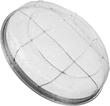 Fire Pit Spark Screen 16.5 Inch Steel Mesh Shield for Patio