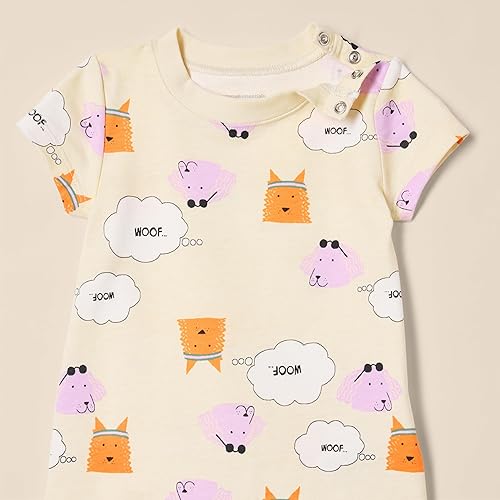 Miniatura 5 de Tienda Essentials Conjunto de mameluco unisex de manga corta y sin mangas para bebés, paquete de 2