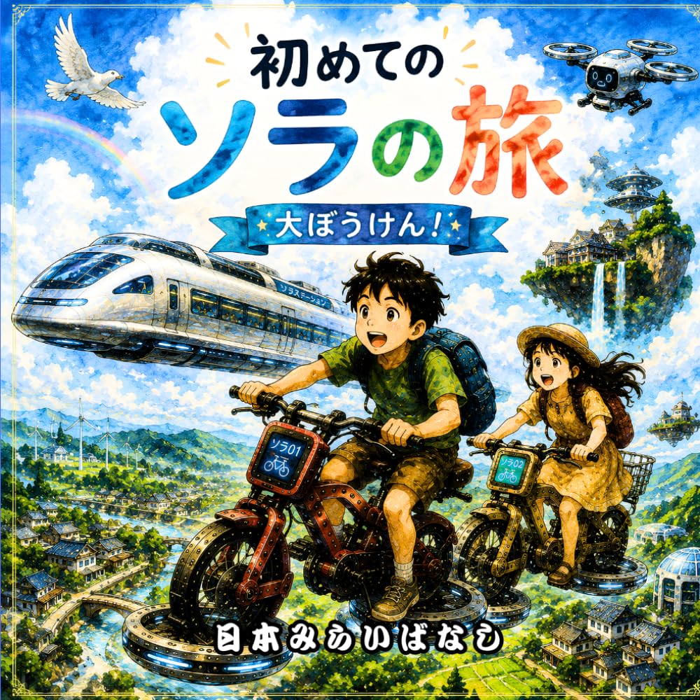 初めての　ソラの旅: 空の駅から始まる、ワクワクいっぱいの大冒険 (日本みらいばなし)