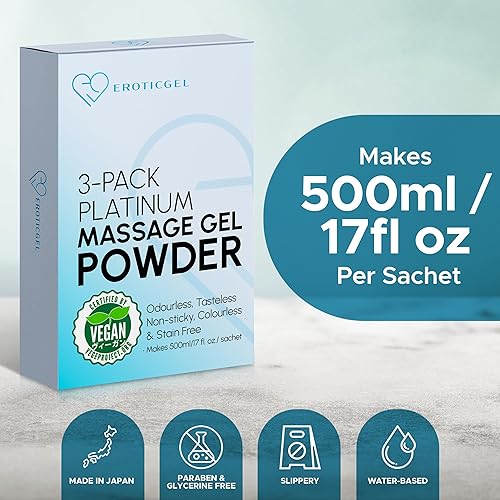 Miniatura 13 de 2 polvos de gel de masaje premium Bolsa de viaje de 0.18 oz que hace 16.9 fl oz/16.9 fl oz Hecho en Japón sin parabenos ni glicerina