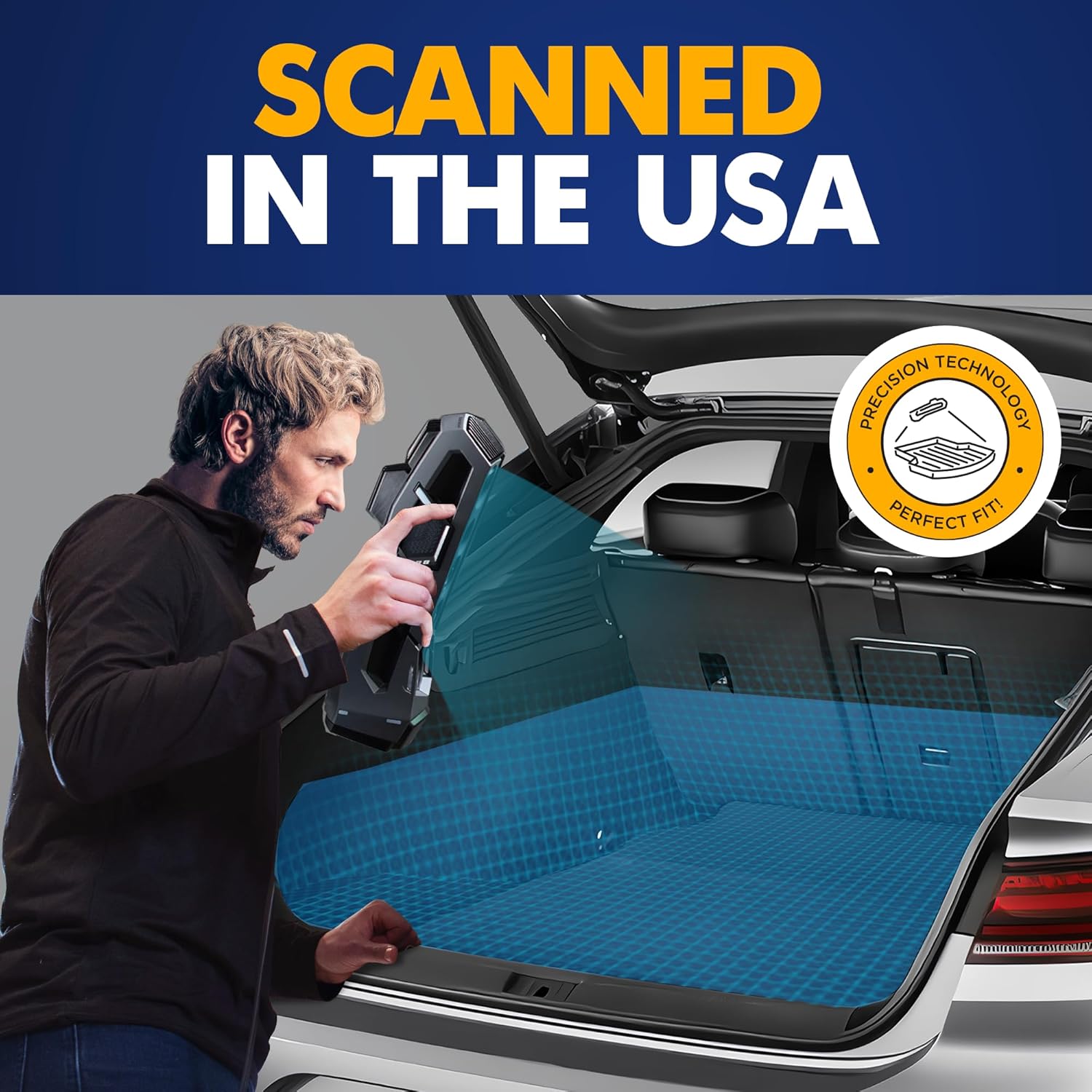 Premium Cargo Liner for Volkswagen Arteon SE R-Line SEL R-Line and SEL Premium R-Line 2019-2023 - 100% Protection - Custom Fit Car Trunk Mat - 3D Shaped Laser Measured Trunk Liners