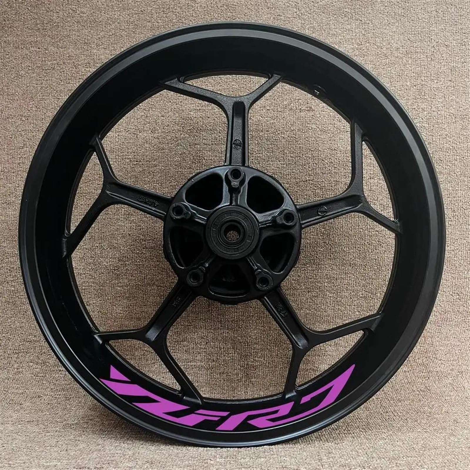 Motorcycle Wheel Sticker Racing Rim Stripe Decal Decoration Accessories for Yamaha YZFR7 YZF-R7(Style 19)