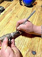 Vista 3 de RevMark Lápiz hexagonal plateado con plomo plateado, paquete de 12, fabricado en los Estados Unidos, marcado de calidad para trabajadores