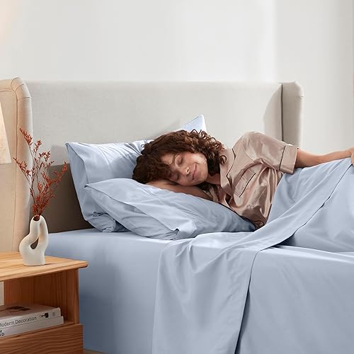 Miniatura 6 de Nestl - Juego de sábanas. Juego de sábanas 1800 con bolsillo profundo Sábanas de microfibra de doble cepillado lujosas de hotel Sábana de colchón