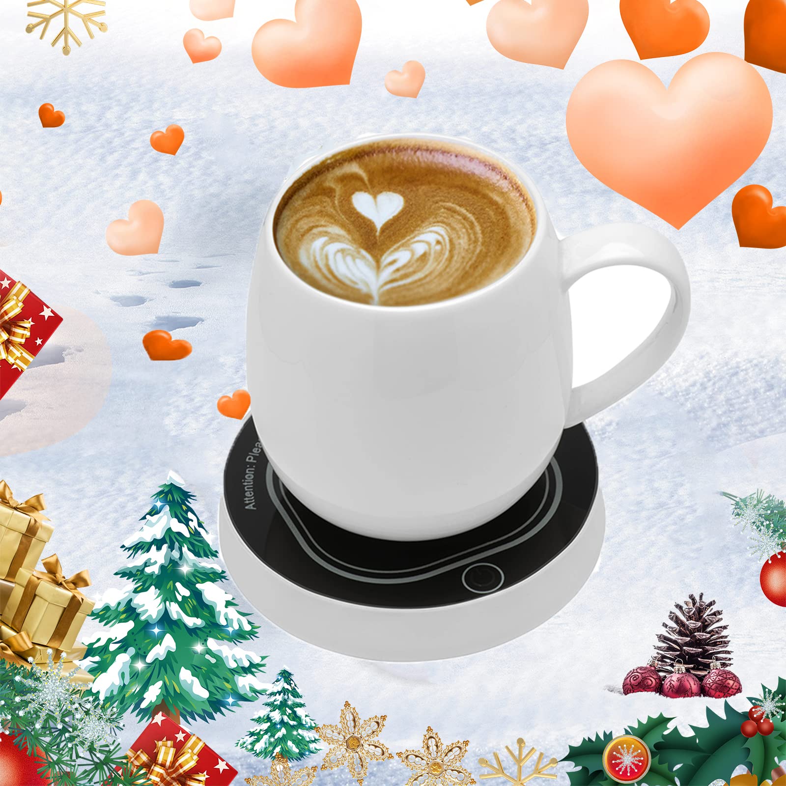 Coffee Cup Warmer for Desk with Auto Shut Off,Coffee Mug Warmer for Desk Office Home-Birthday Gifts
