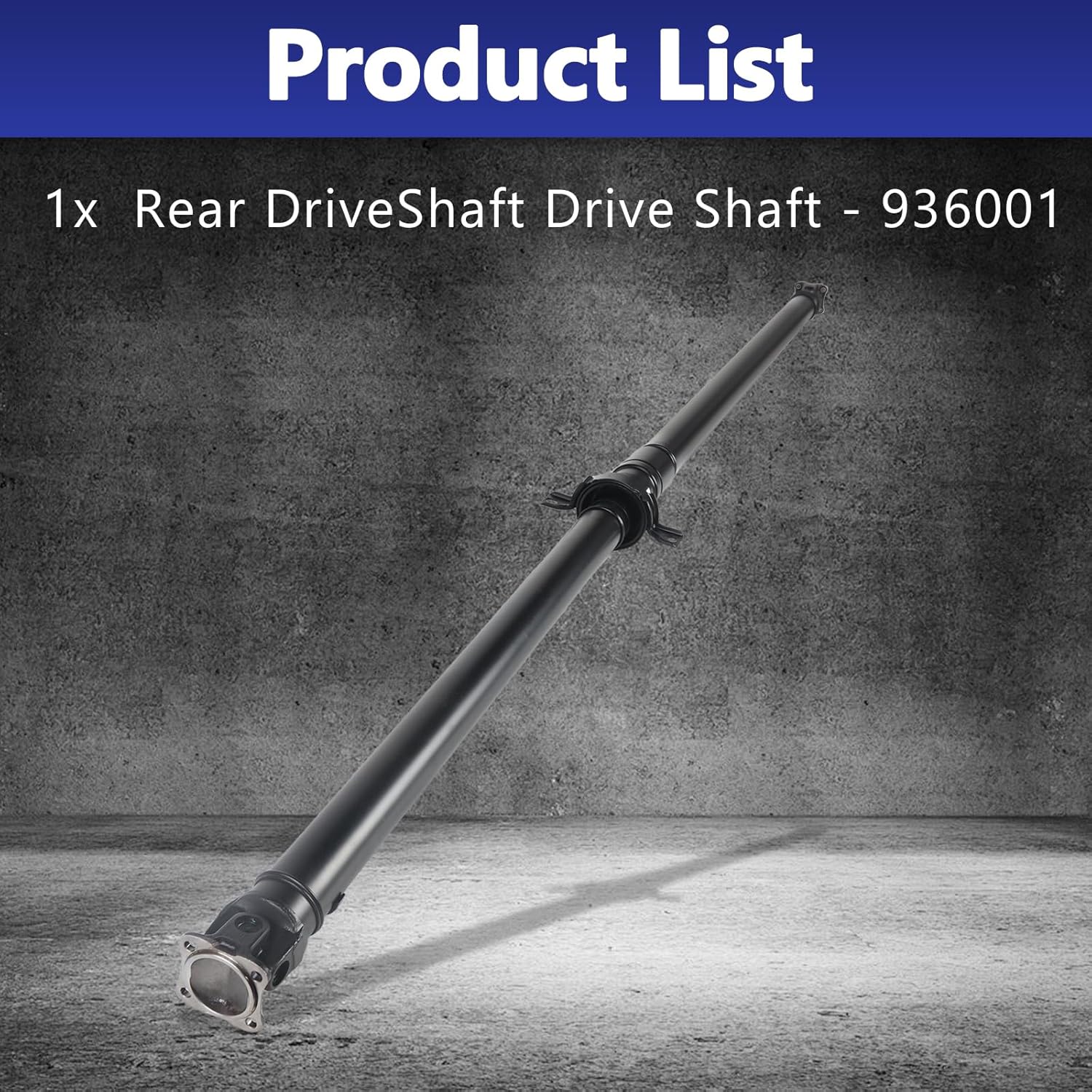 Rear Driving Shaft Drive Shaft Assembly Compatible with 2002 2003 2004 2005 2006 Honda CR-V 4WD, Replace OEM 936001, 40100SCAA01, 654000