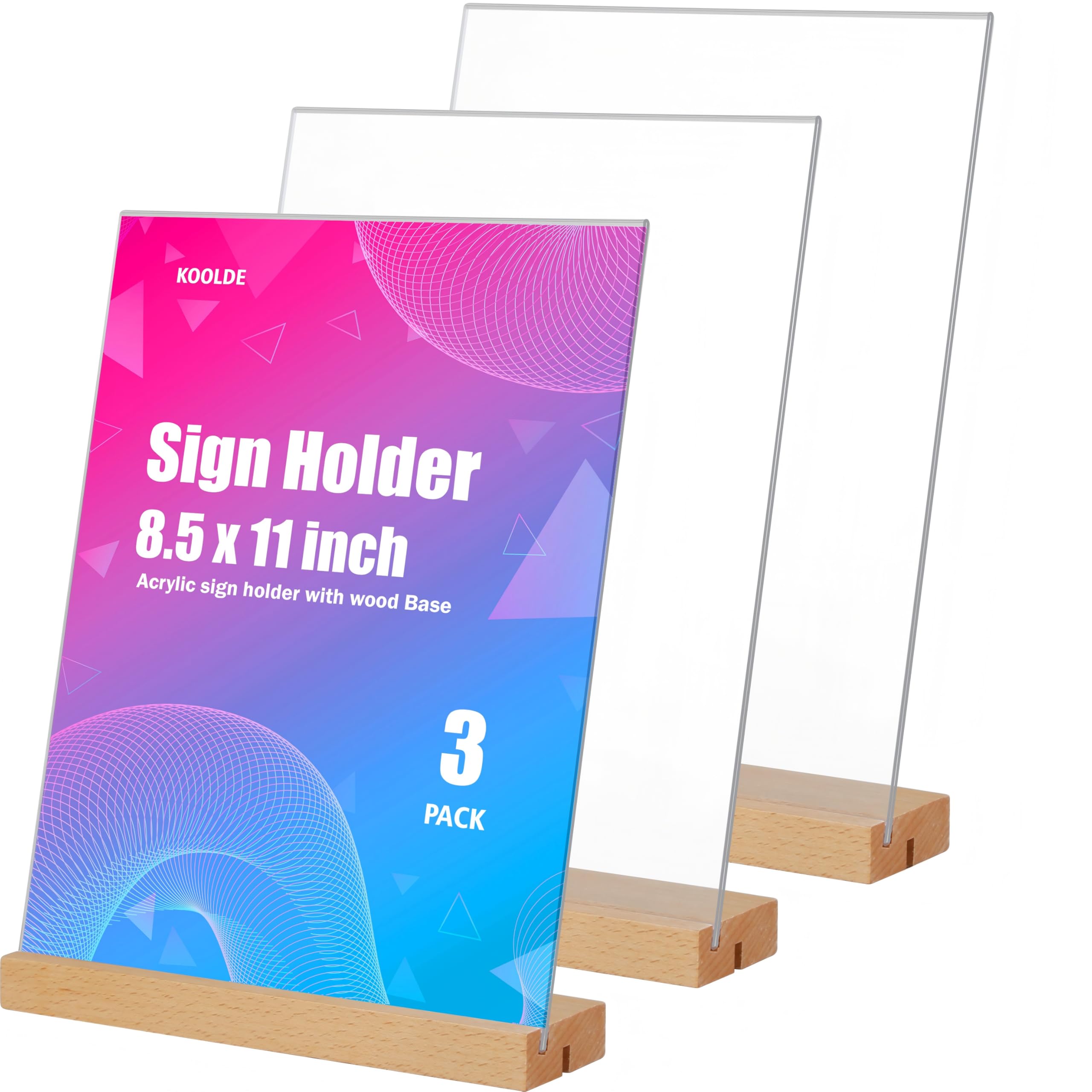 KOOLDE Business/Store Sign Holders