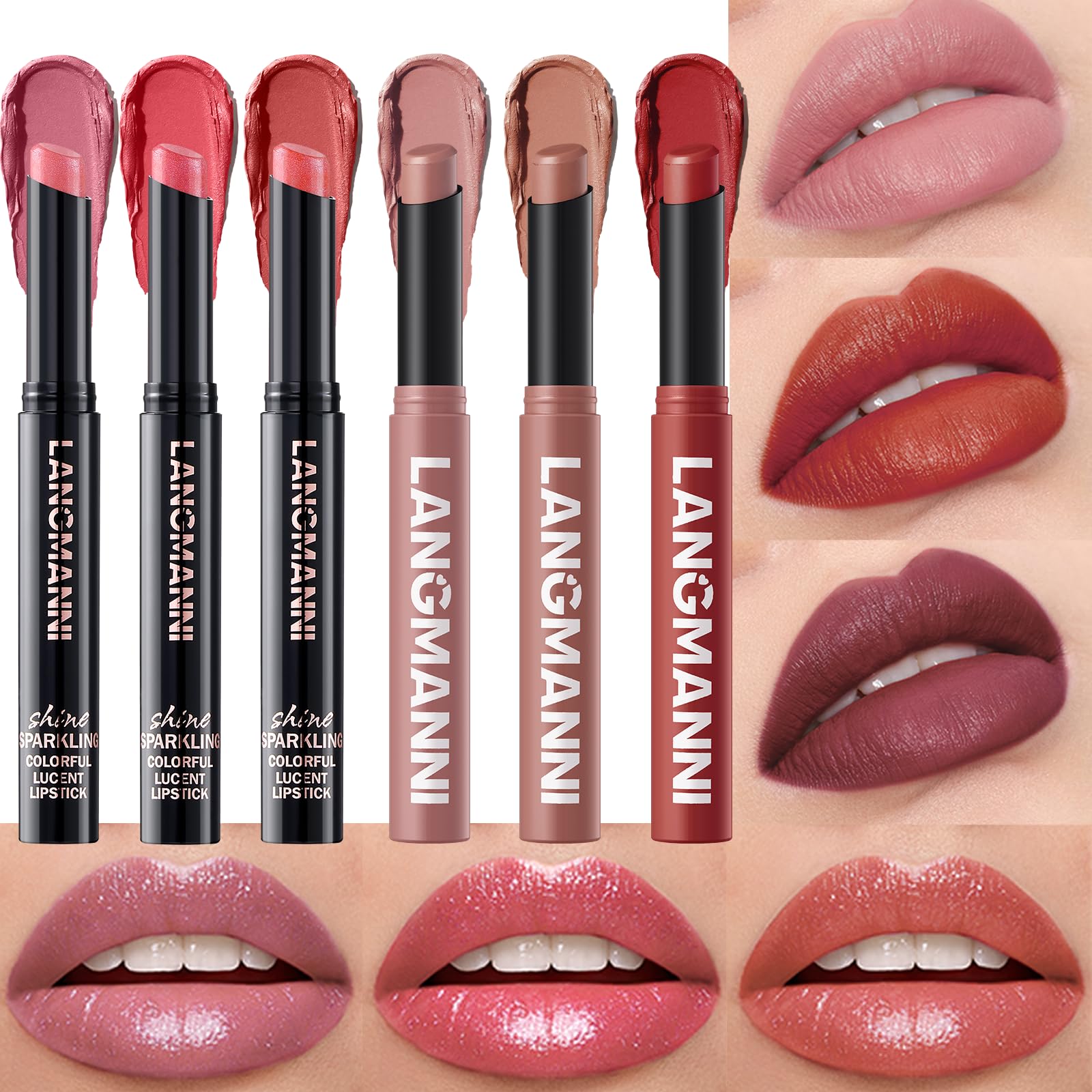 12-Color Velvet Matte Lipstick Set - Long-Lasting Shades -28