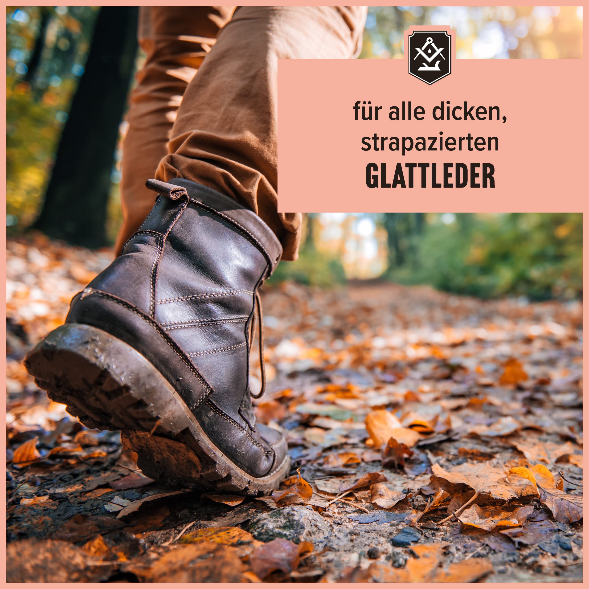 SCHRADER Lederfett farblos - Lederpflege für Glattleder, Schuhe, Motorradbekleidung - einzel & als Set mit Tiegelbürste - Made in Germany