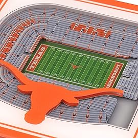 YouTheFan NCAA Texas Longhorns 3D StadiumView Coasters - Darrell K Royal-Texas Memorial Stadium