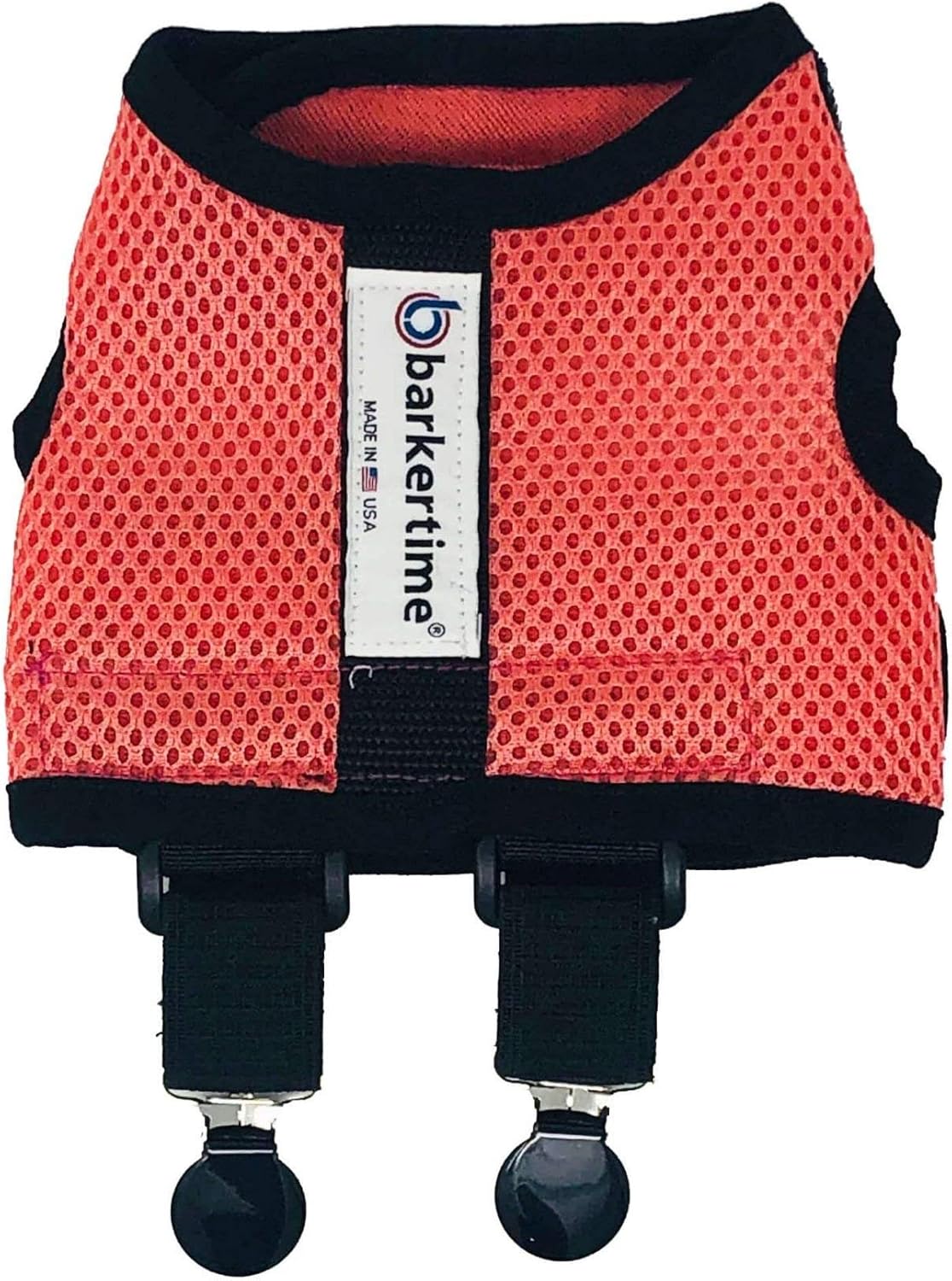 Barkertime Dog Diaper Suspender Harness Pink Salmon Mesh
