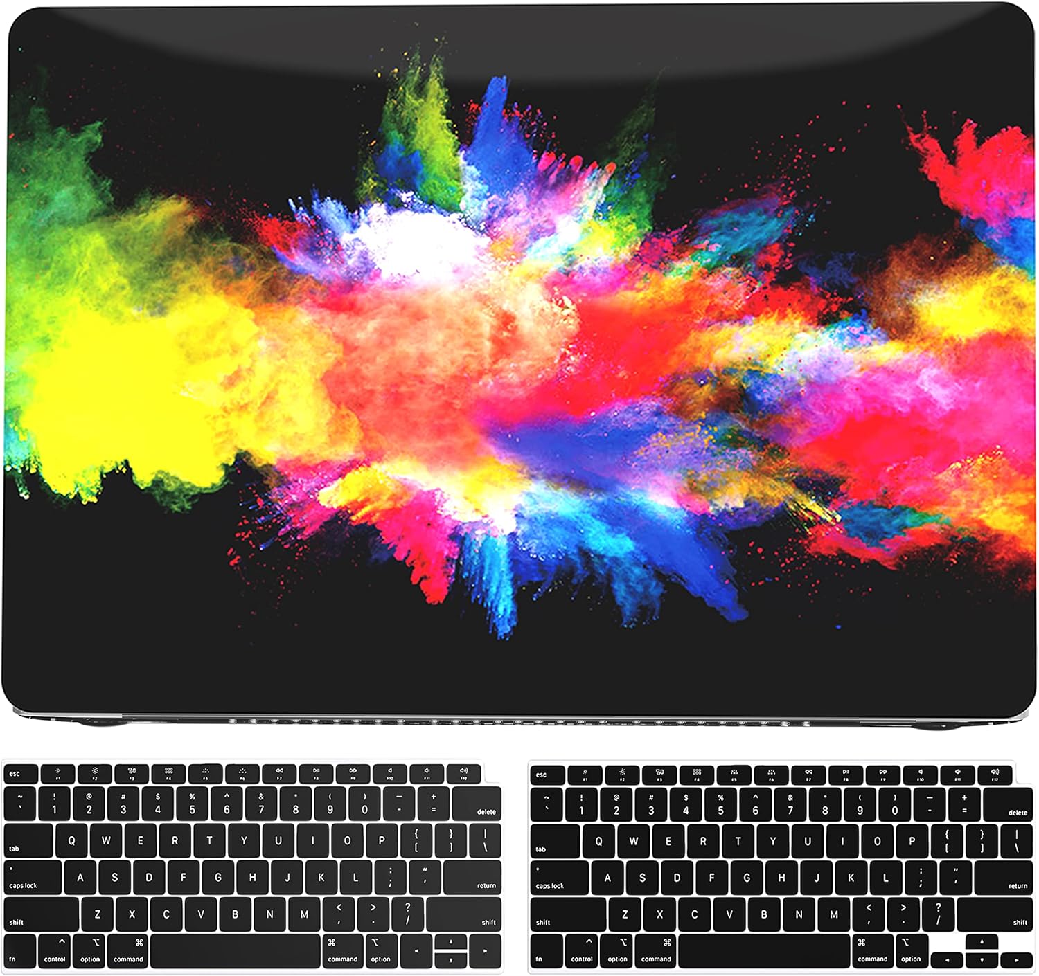 AOGGY Compatible with MacBook Air 13 inch Case 2022 2021 2020 MacBook Air M1 Case A2337 A2179 A1932 with Retina Display Touch ID,Color Plastic Hard Shell Cases and Keyboard Cover - Color Painting 2018-2020 Mac Air 13" A2337 M1 A2179 A1932 Color painting