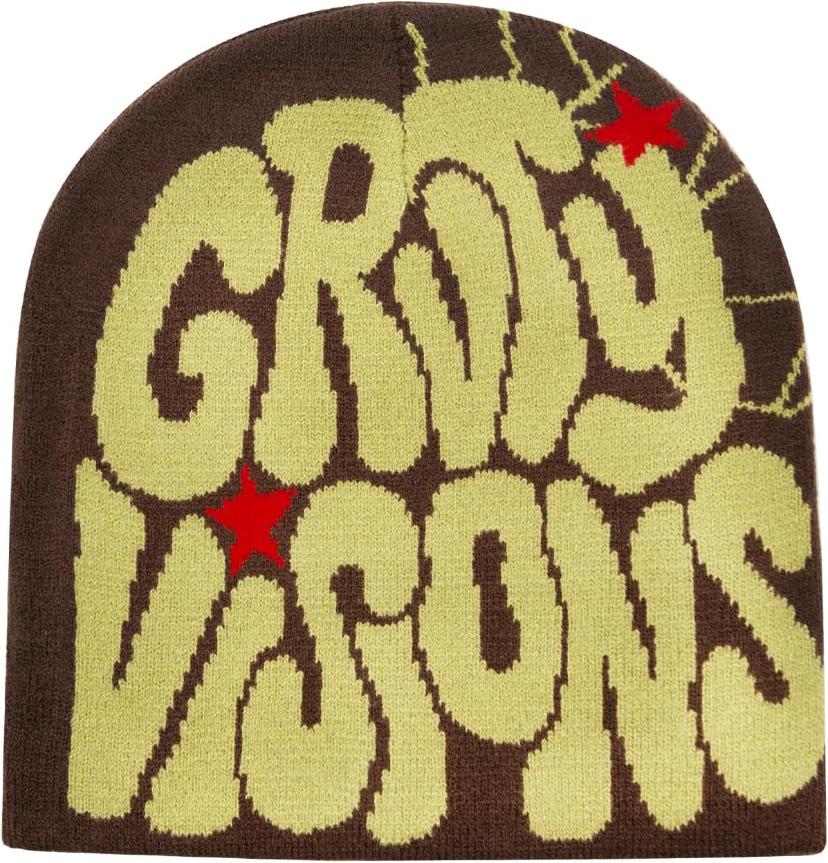 YAMEIZE Unisex Strickmütze Y2K - Elastisches Beanie Winter Warm Slouchy Damen Herren