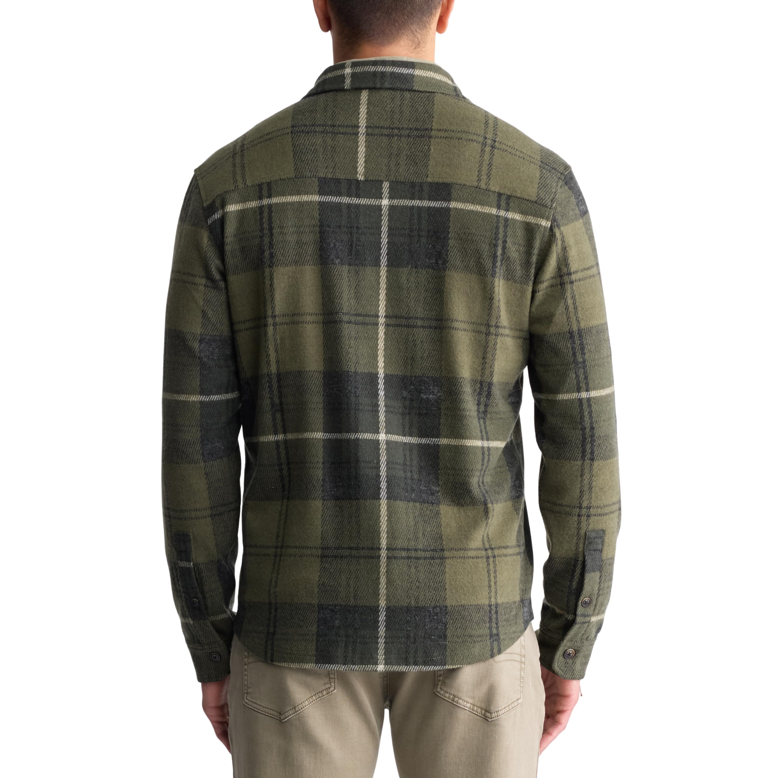 Buffalo David Bitton Koszula z długim rękawem z zapięciem na guziki Mężczyźni Long Sleeve Button Down Blanket Shirt
