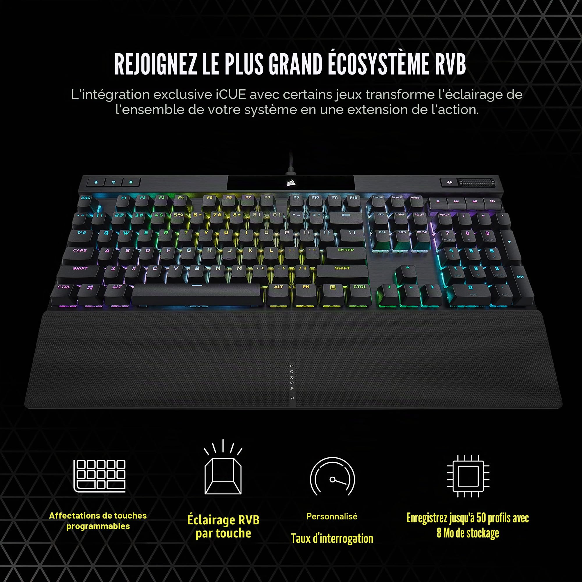 Corsair K70 RGB Pro Cherry MX Speed Gaming Keyboard