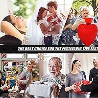 Vista 7 de Botella de agua caliente en forma de corazón de 16.9 fl oz con tapa suave, bolsa de agua caliente para aliviar el dolor, calambres, espalda, cuello