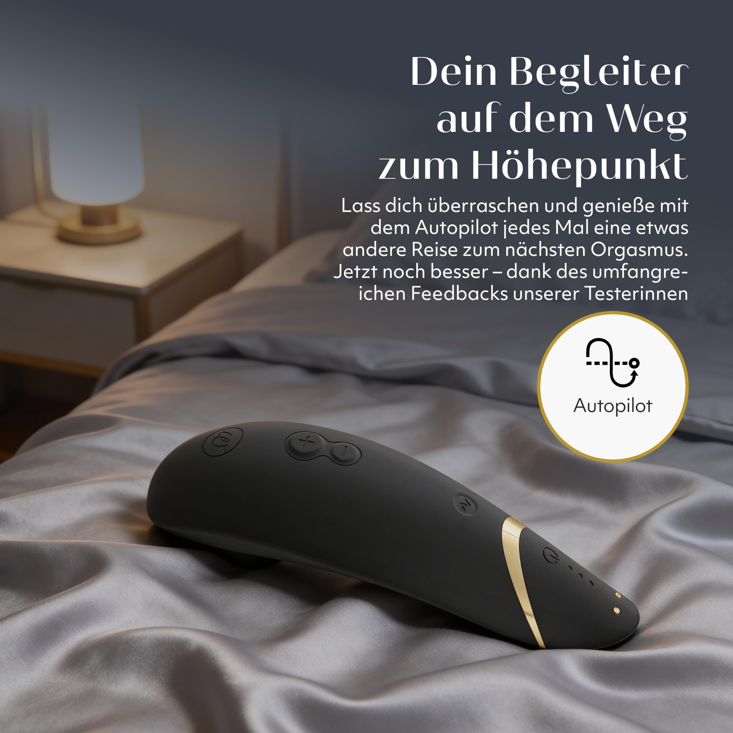 Womanizer Premium 2 Klitoris-Sauger Erotik Sextoy Vibrator für Frauen Black | Bekannt aus Chéri, ich komme! 14 Saugstufen, wasserdicht, Klitorisstimulator, Smart Silence, leichte Bedienung, Sexspielzeug