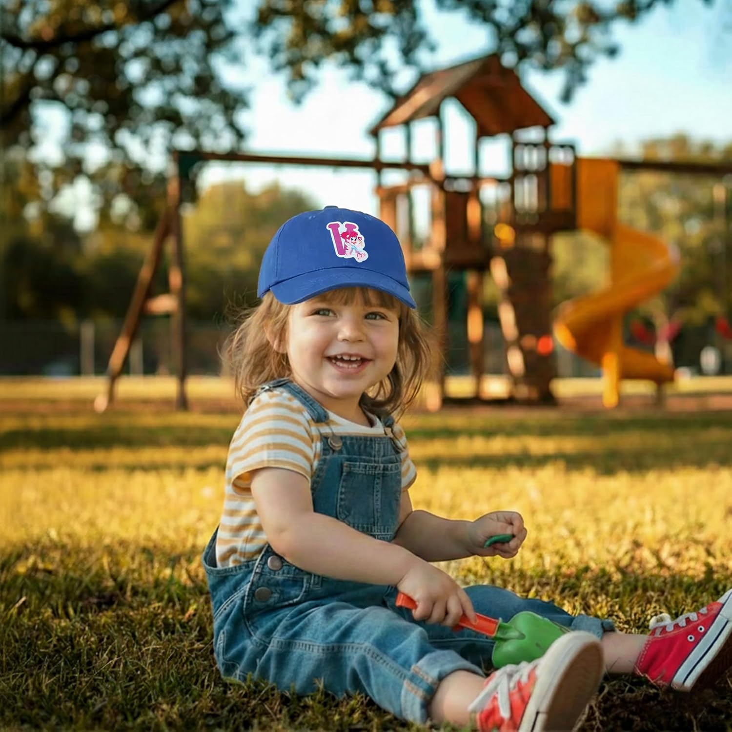 Sesame Street Elmo & Abby Kids Toddler Cap with Initial, Toddler Boys Hat, Youth Girl Baseball Cap, Cute Toddler Baseball Cap - Image 6