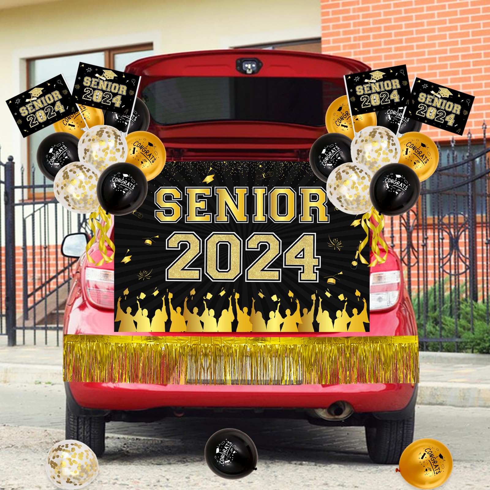 Cars Graduation Lay Printable Graduation Car Ecstatic Happy Graduate Stock Photo