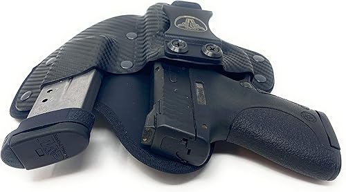 Miniatura 4 de USA IWB Cáscara X Series Hybrid Kydex y funda de cuero - Transporte oculto, dentro de la cintura con bolsa para revistas