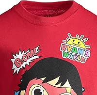 Vista 8 de RYAN'S WORLD Paquete de 2 camisetas Red Titan Combo Panda para niños pequeños a grandes