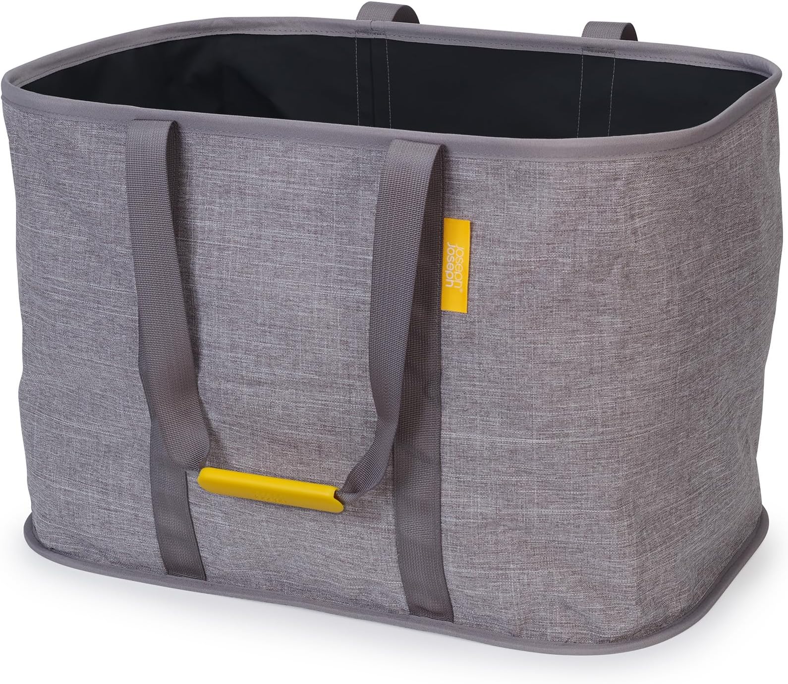 Hold-All Max Collapsible 55L Washing Laundry Basket Bag, Durable Fabric, Moisture Resistant, Grey