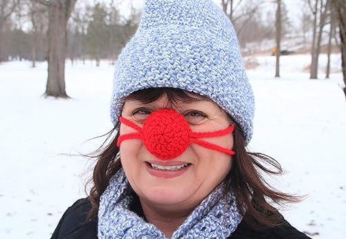 Miniatura 2 de Crochet Sweetheart Nose Warmer - Great Christmas, Valentines, Anniversary, Birthday Gift for Him or Her