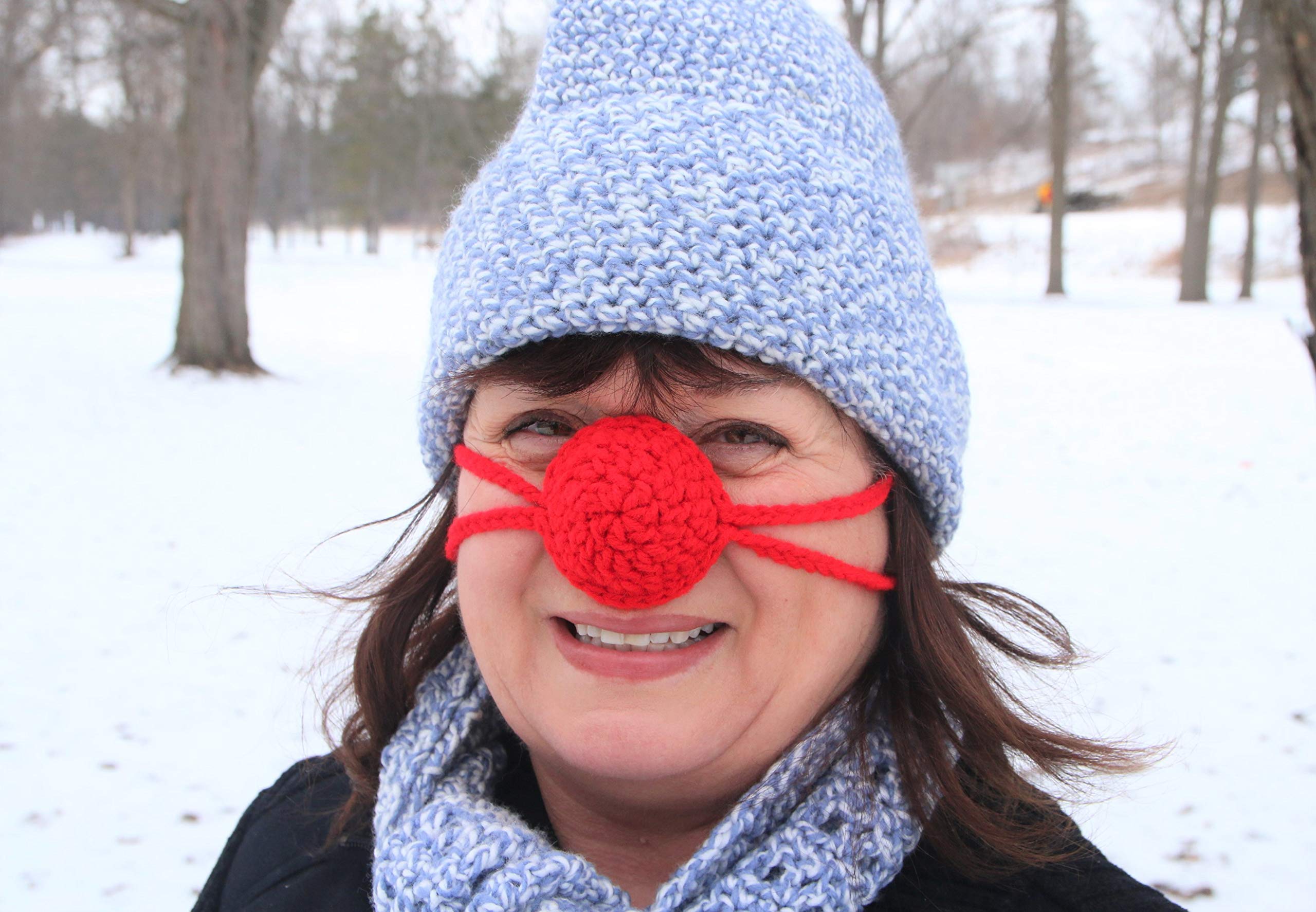 Crochet Sweetheart Nose Warmer - Great Christmas, Valentines, Anniversary, Birthday Gift for Him or Her