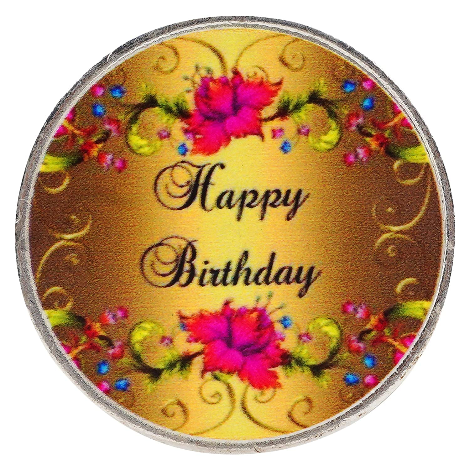 DHRUVS COLLECTION 20 Grams Pure 999 Silver BIS Hallmarked Laminated Happy Birthday Coin For Gifting Purpose and Precious Moments with Gift Pack (B0965HZFDW) Amazon Price History, Amazon Price Tracker