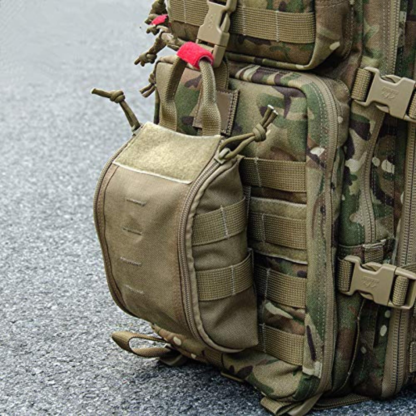 Trousse de Premiers Secours Tactique Molle 1000d, Sac D'Accessoires Médicaux, pour La Chasse Randonnée Survie Modulaire