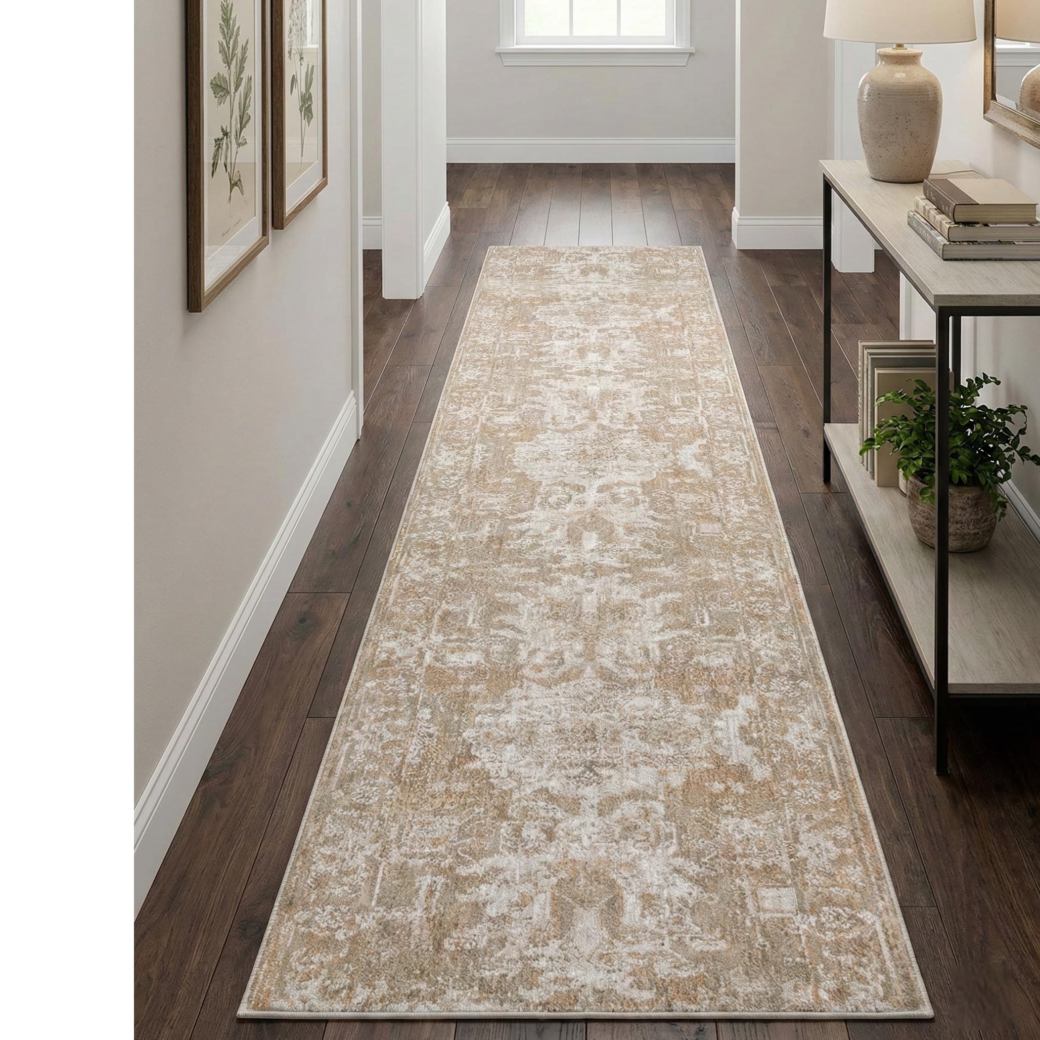 Well Woven Ethos beige low profile runner