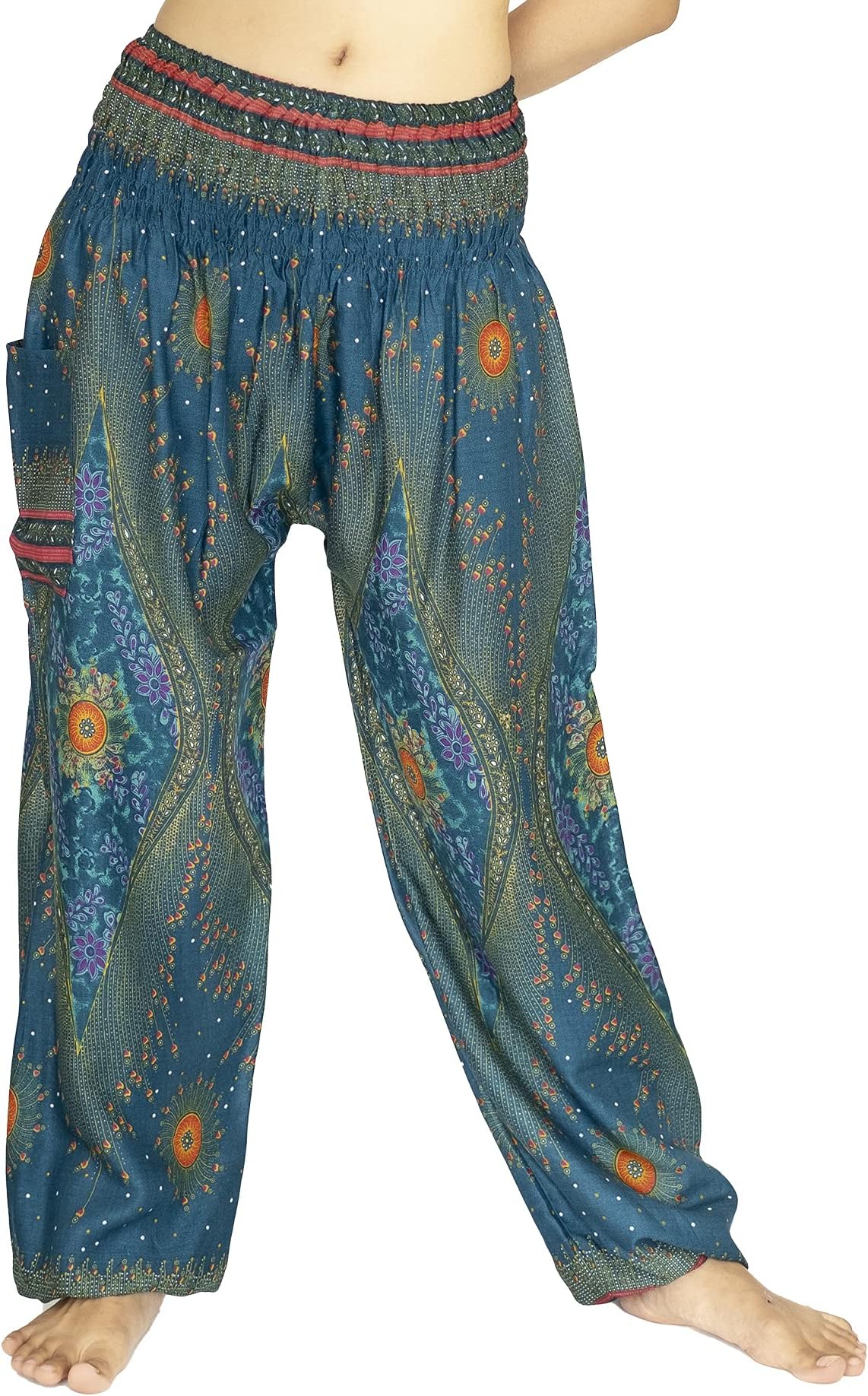 Buddha Pants for Women, Genie Pants, Gypsy Pants, Thai Pants, Elephant Pants, Hippie Pants, Boho Pants, Peacock