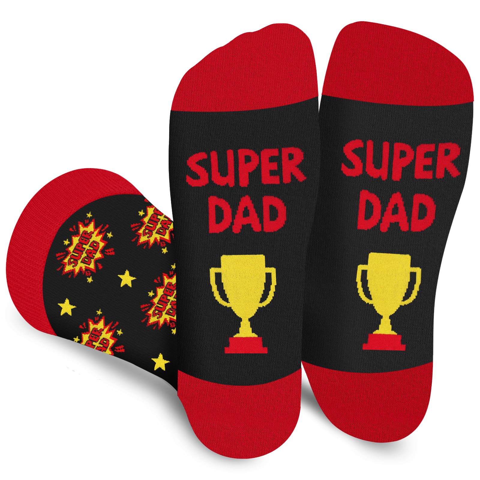 Lustige Socken Herren Papa Opa - Witzige Geschenke für Männer - Bunte Coole Socken Happy Socks - Vatertagsgeschenk Geburtstagsgeschenk Weihnachten Geschenkideen