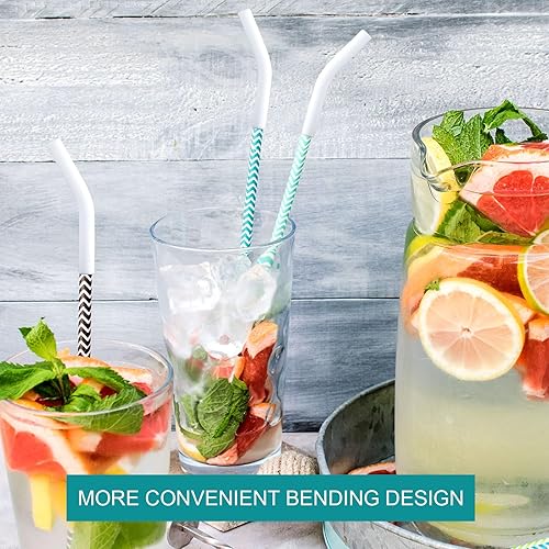 Miniatura 7 de 13 puntas de silicona para popotes, suaves y reutilizables, para popotes de 0.315 in de diámetro exterior para Hydraflow, cubiertas de puntas de