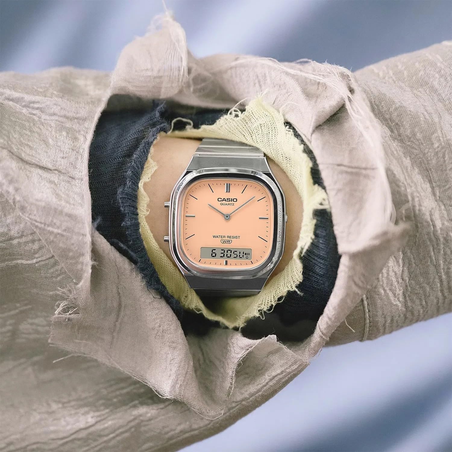 Casio Orologio da polso analogico digitale al quarzo, unisex, collezione Casio Vintage