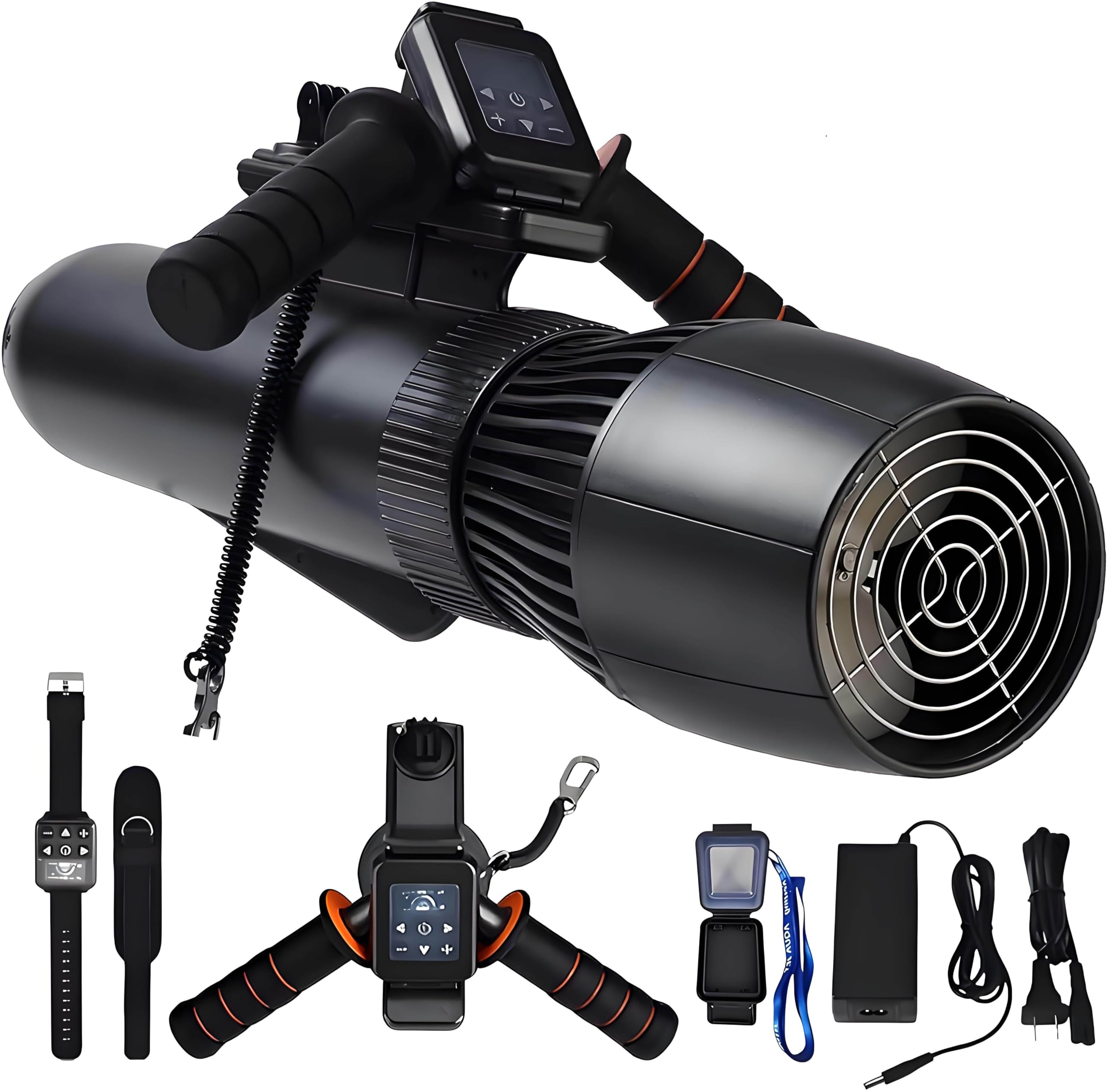 WIANQIAN Snorkeling Propulsion Booster, Portable Underwater Thruster, Handheld Electric Underwater Scooter, 10000mAh / 16000mAh, Action Camera Compatible, For Sea Pool, Diving Snorkeling 16000mah